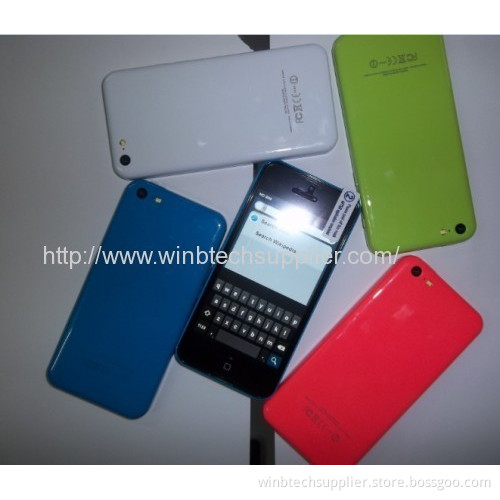 Hot New Arrive 5c I5 Mtk6572 Android 4.2 4.0inch Hd Screen 5mp Real 11 Size For Iphone 5c Unlocked Phone 5 Colors